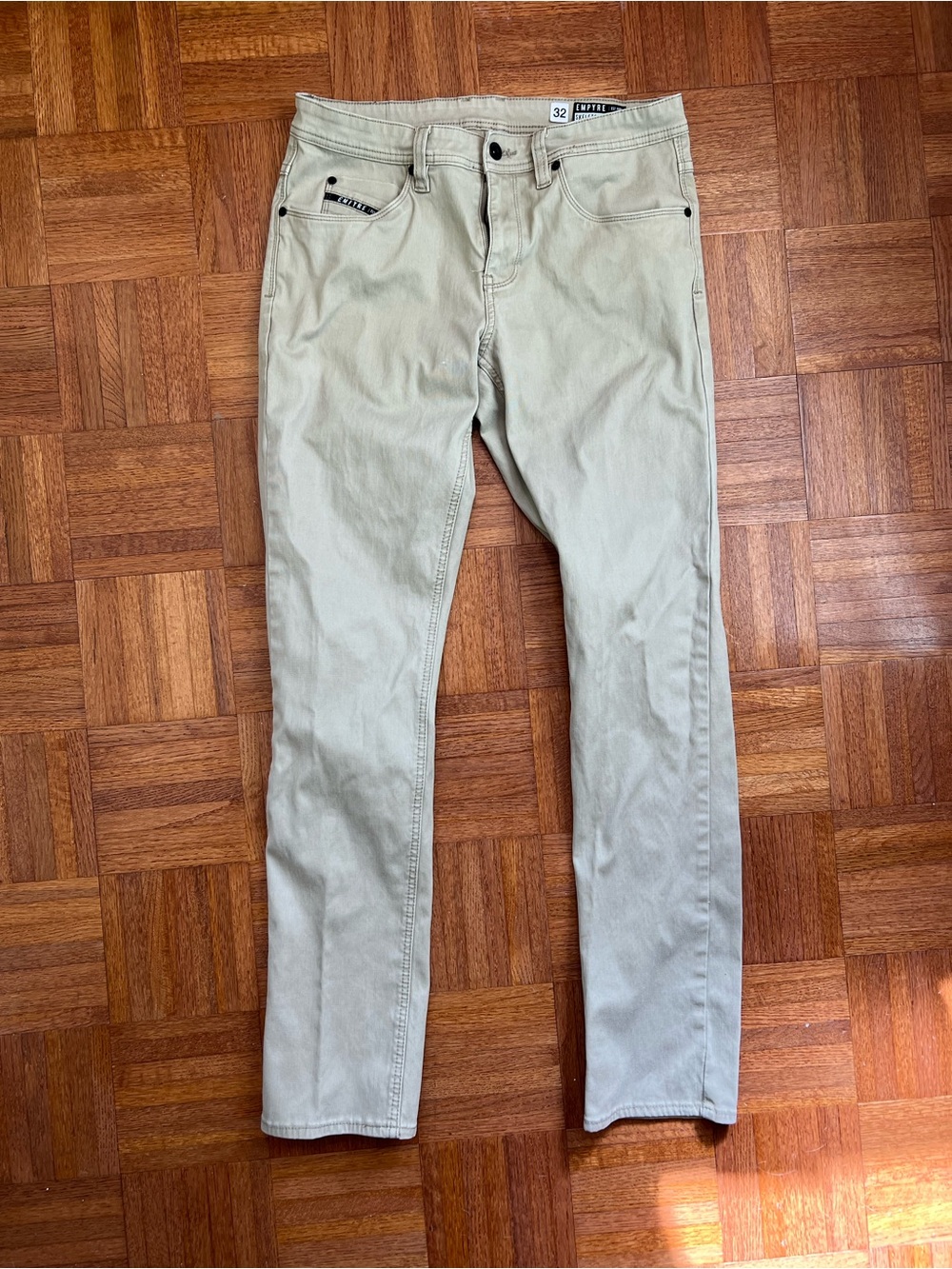 Empyre Skinny Jeans in Light Khaki
